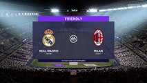 Real Madrid vs AC Milan || Club Friendly - 8th August 2021 || Fifa 21