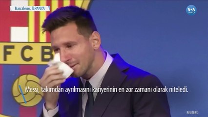 Messi’den Barcaleno’ya Gözyaşlarıyla Veda