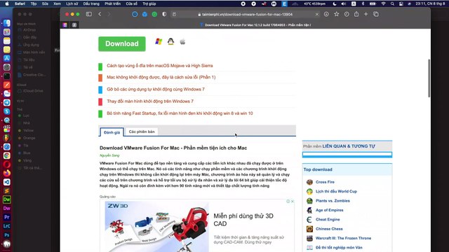 Hướng dẫn cài Windows 10 lên Macbook thông qua phần mềm VMWare, cài dễ, tiện sử dụng, nhưng đơ lag