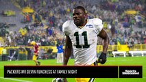 Packers WR Devin Funchess at Family Night