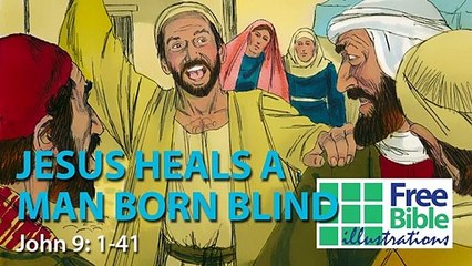 Animated Bible Stories: Jesus Heals A Man Born Blind-New Testament