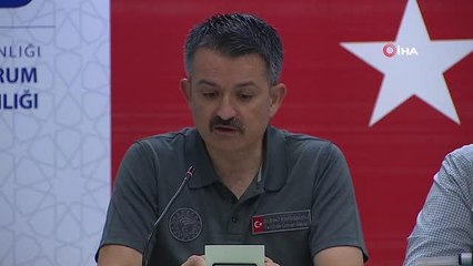 Son dakika haberi | Bakanlar yangın bölgesinde açıklamalarda bulundu