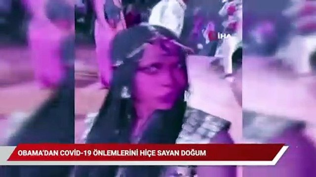 Eski ABD Başkanı Obama'dan, Covid-19 önlemlerini hiçe sayan doğum günü partisi