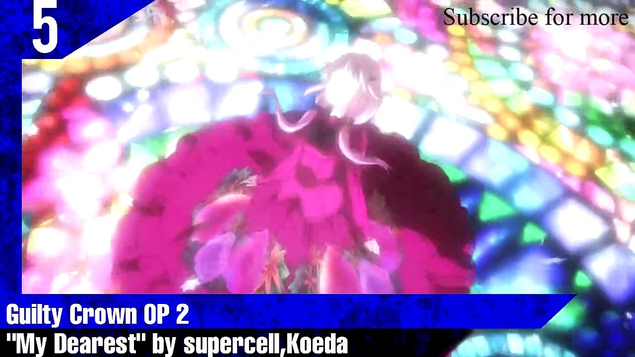 Top 20 Best Anime Openings Songs #5