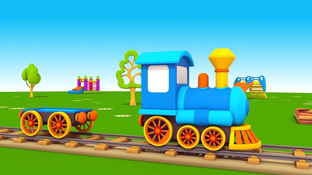 Voller Dampf vorraus! Leo Junior und die Lokomotive - 3D Cartoon für Kinder in deutsch
