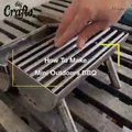 how to make mini outdoor BBQ  homemade barbecue grill designs BBQ Step by Step Tutorial
