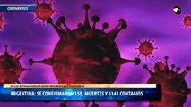 Coronavirus en Argentina: confirmaron 158 muertes y 6.141 contagios en las últimas 24 horas