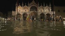 Floodwaters overtake Venice landmarks