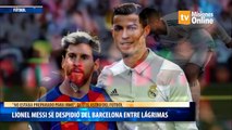 Lionel messi se despidió del barcelona entre lágrimas