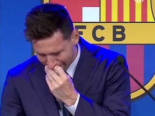 Heart break "Messi " leaving F.C Barcelona