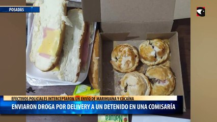 Enviaron droga por delivery a un detenido en una comisaría de Posadas