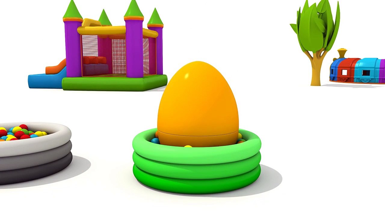 Max der Bagger und das Überraschungsei - Der Tanklaster - 3D Cartoon für Kinder