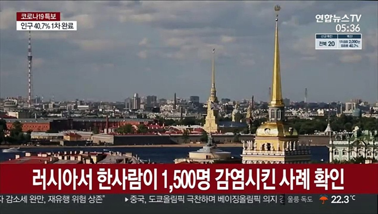 러시아서 한사람이 1,500명 감염시킨 사례 확인