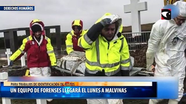 Un equipo de forenses llegará el lunes a Malvinas para trabajos de identificación de restos