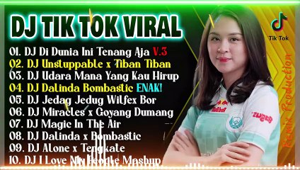 DJ TIKTOK TERBARU 2021  DJ DI DUNIA INI TENANG AJA FULL BASS VIRAL REMIX TERBARU 2021_480p
