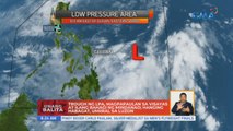 Trough ng LPA, magpapaulan sa Visayas at ilang bahagi ng Mindanao | UB