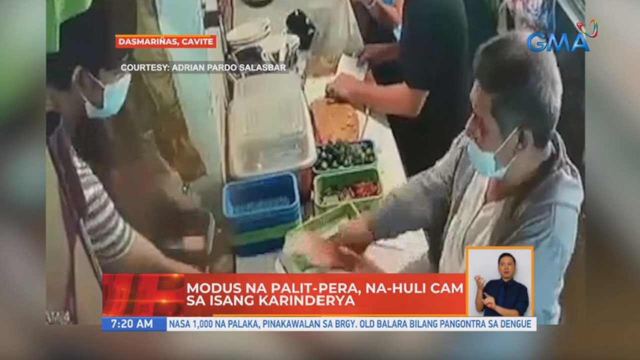 Modus na palit-pera, na-huli cam sa isang karinderya | UB