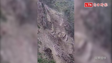 仁愛鄉投83線25K大規模山崩 武界部落對外交通打回12年前（民眾提供）