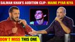 Salman Khan's Audition For Maine Pyar Kiya | Sooraj Barjatya & Salman Reveal An Interesting Story