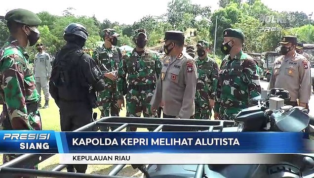 Kunjungan kerja kapolda kepri dan danrem 033-wp di mako yonif raider khusus 136-ts