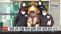 '생후 2주 아들 학대·살해' 친부 징역 25년 선고
