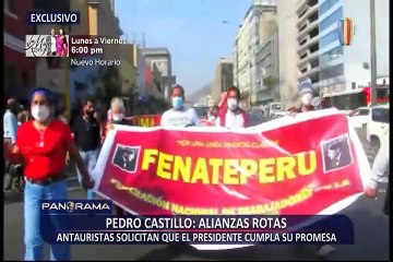 ¡Exclusivo! Pedro Castillo: alianzas rotas