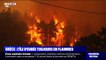 Incendies en Grèce: l'île d'Eubée toujours en proie aux flammes
