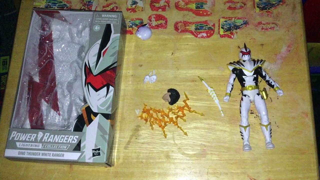 Power Rangers Lightning Collection Dino Thunder White Ranger Unboxing/Review