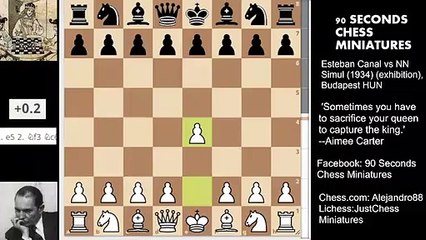 The Peruvian immortal: Esteban Canal vs NN (1934)