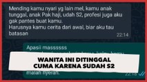 PDKT dengan Cowok, Wanita Ini Ditinggal Cuma Karena Sudah S2, Curhatannya Viral