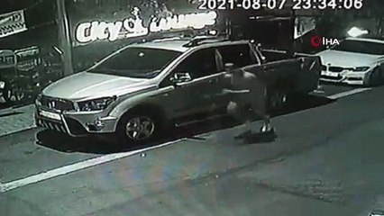 Şişli'de dehşet anları kamerada