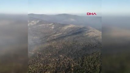 KAVAKLIDERE VE MENTEŞE'DEKİ ORMAN YANGININDA 7'NCİ GÜN