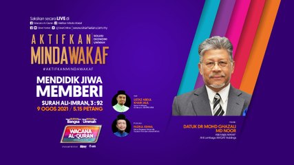 [LIVE] Mendidik jiwa memberi