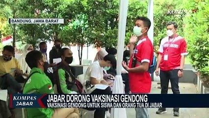 Vaksinasi Gendong Untuk Siswa & Orang Tua di Jabar