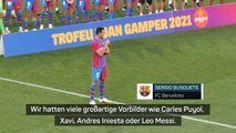 Neu-Kapitän Busquets würdigt Lionel Messi