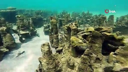 Van Gölü'nde yeni mikrobiyalitler keşfedildi: Sanki uzayda bir gezegende gibisiniz hissini veriyor