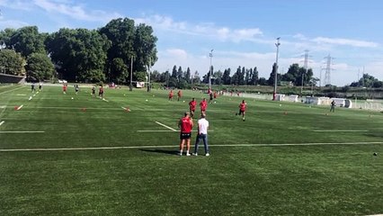 Reprise de l'entraînement au Stade Toulousain