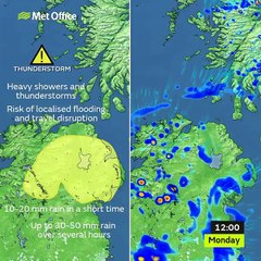 Met Office issues weather warning for Northern Ireland - August 9, 2021