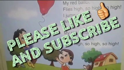 UKG BOY READING GOLDEN BOOK OF NURSERY RHYMES PART 1 IN ENGLISH|MY RED BALLOON|JEEVANDEEP
