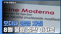 모더나 8월 공급물량 절반 이하로...접종간격 6주로 늘려 / YTN