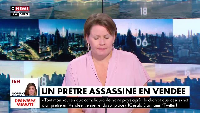 Vendée - Un prêtre assassiné par l'homme soupçonné d'avoir déjà incendié la cathédrale de Nantes - Il avait été placé sous contrôle judiciaire