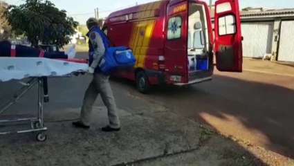 Homem de 68 anos fica ferido ao sofrer queda no Bairro Esmeralda
