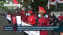 Mahasiswa Muhammadiyah di Malang Gelar Demonstrasi, Soroti PPKM Yang Dianggap Tidak Efektif