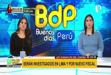 Dinámicos del Centro: Ministerio Público dispone que investigación pase a Lima