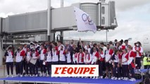 Le drapeau est arrivé à Paris - Tous sports - JO