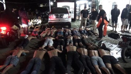 Polisi Kembali Amankan Puluhan Pelaku Tarung Bebas di Makassar