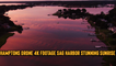 '4K Drone Footage of Stunning Sunrise Over Sag Harbor (8/3/21)'