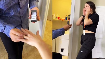 'Guy Surprises Girlfriend with an Adorable Wedding Proposal'