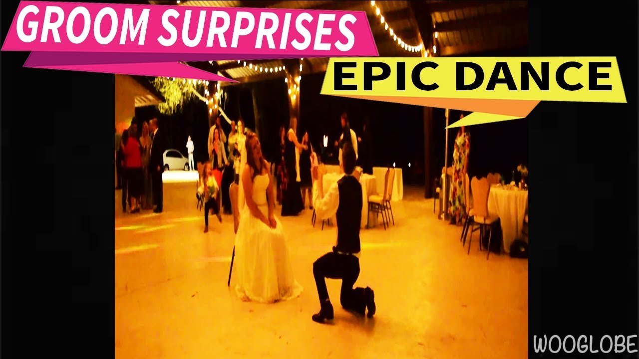 'Groom Surprises Bride with Epic Dance at Wedding Reception'