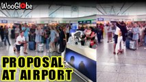 'AMAZING Wedding Proposal at Stansted Airport Fills Atmosphere with Happiness '